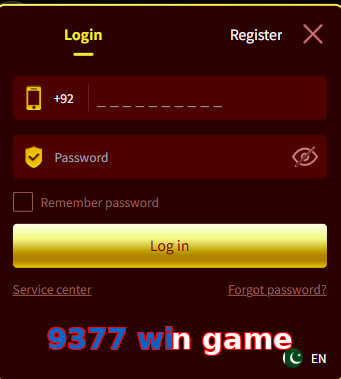 9377 Win Game login preview